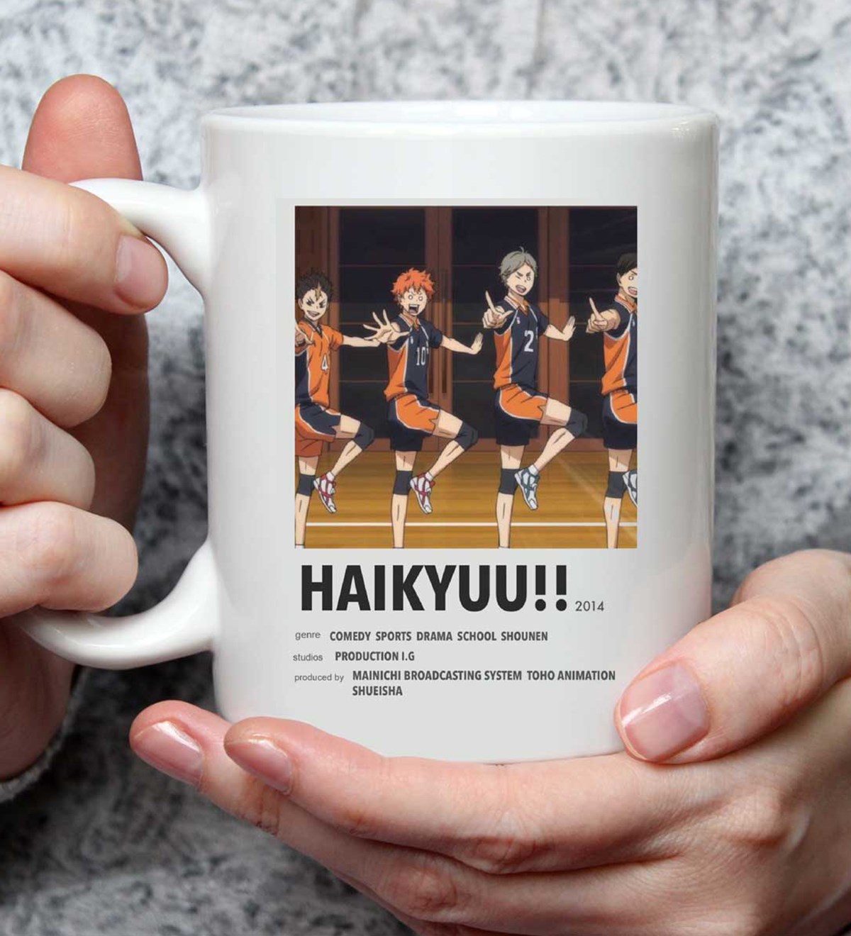 Haikyuu Babysitters Anime Tasarımlı Kupa BardakgiftmodaGmkp100471