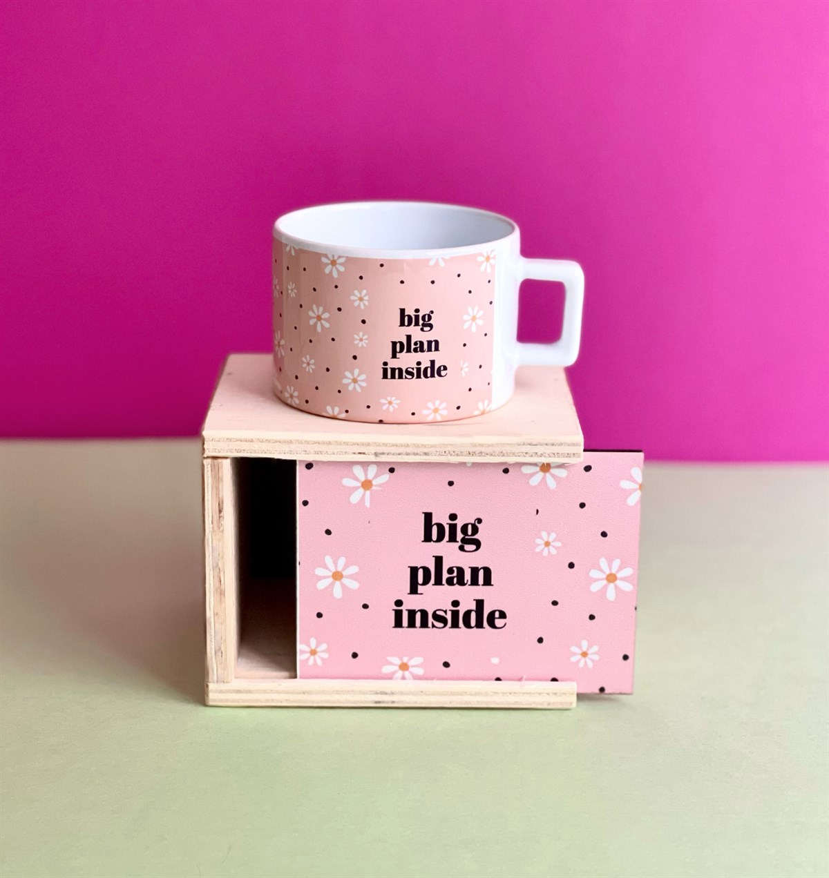 Papatya Tasarımlı Kutulu KupaGiftmodaGmkp100187