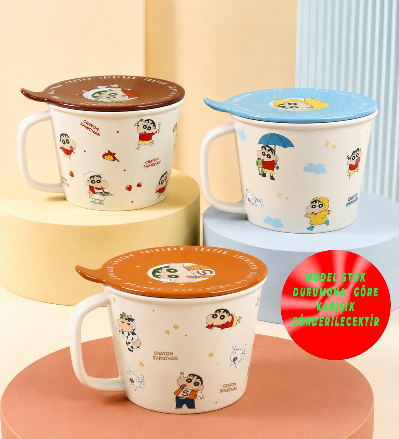 Seramik Kapaklı Noddle KasesigiftmodaBM-2625