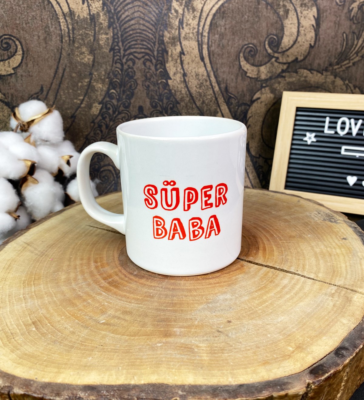 Süper Baba Tasarımlı Kupa BardakgiftmodaGmkp100594