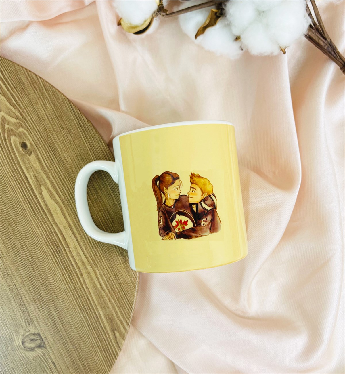 Sevimli Aşıklar Tasarımlı Kutulu KupagiftmodaGmkp100408