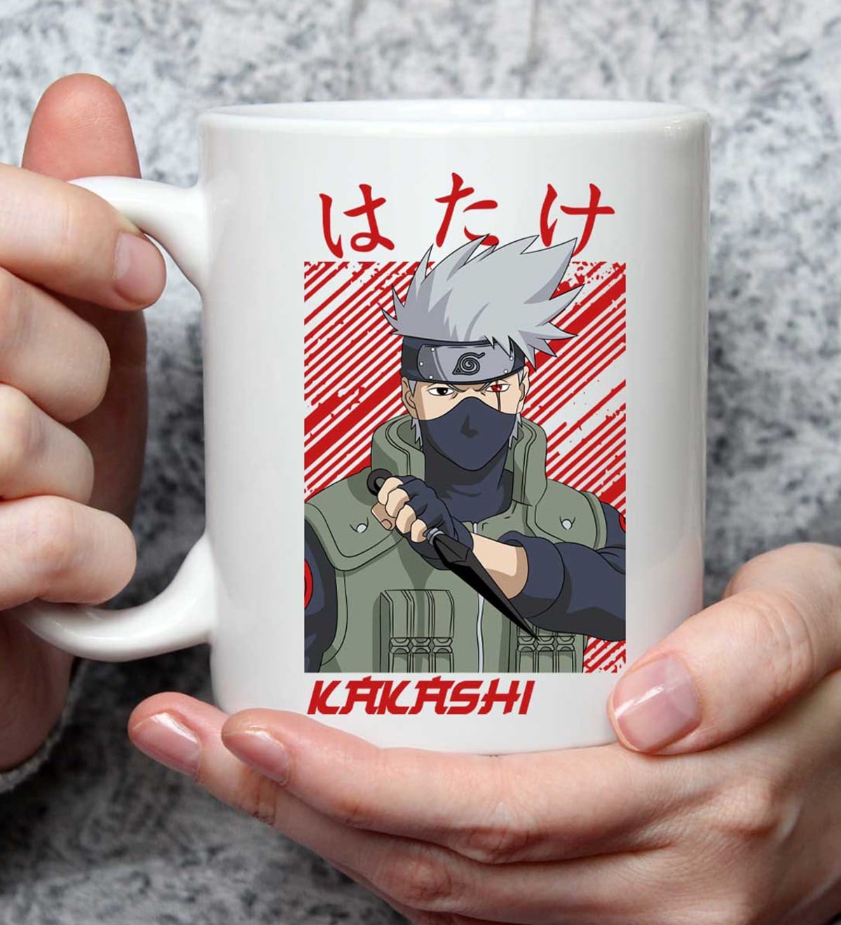 Kakashi Anime Tasarımlı Kupa BardakgiftmodaGmkp100479