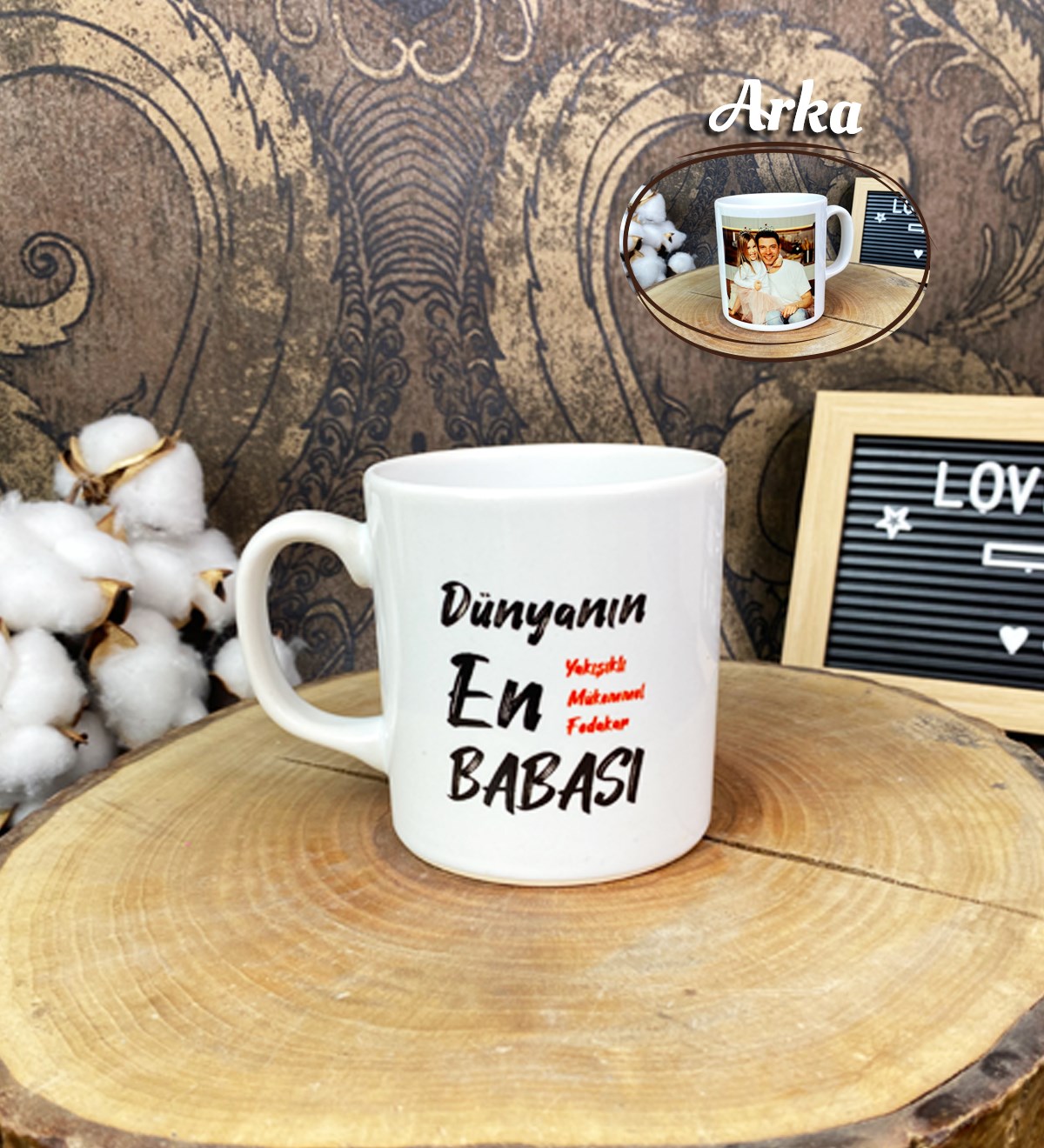 Kişiye Özel Dünyanın En Yakışıklı Babası Kupa BardakgiftmodaGmkp100590