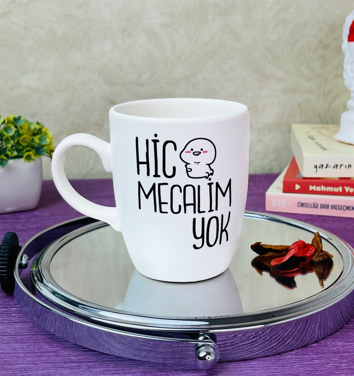 Hiç Mecalim Yok Tasarımlı 9 Cm Kupa BardakgiftmodaGmkp100304