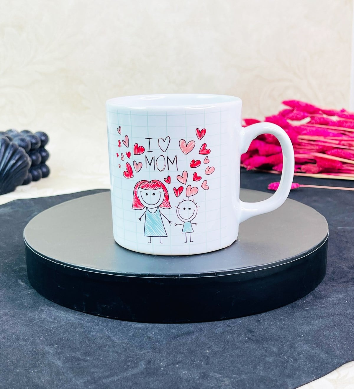 Çizgi Anne Erkek Çocuk Tasarımlı Kupa BardakgiftmodaGmkp100558