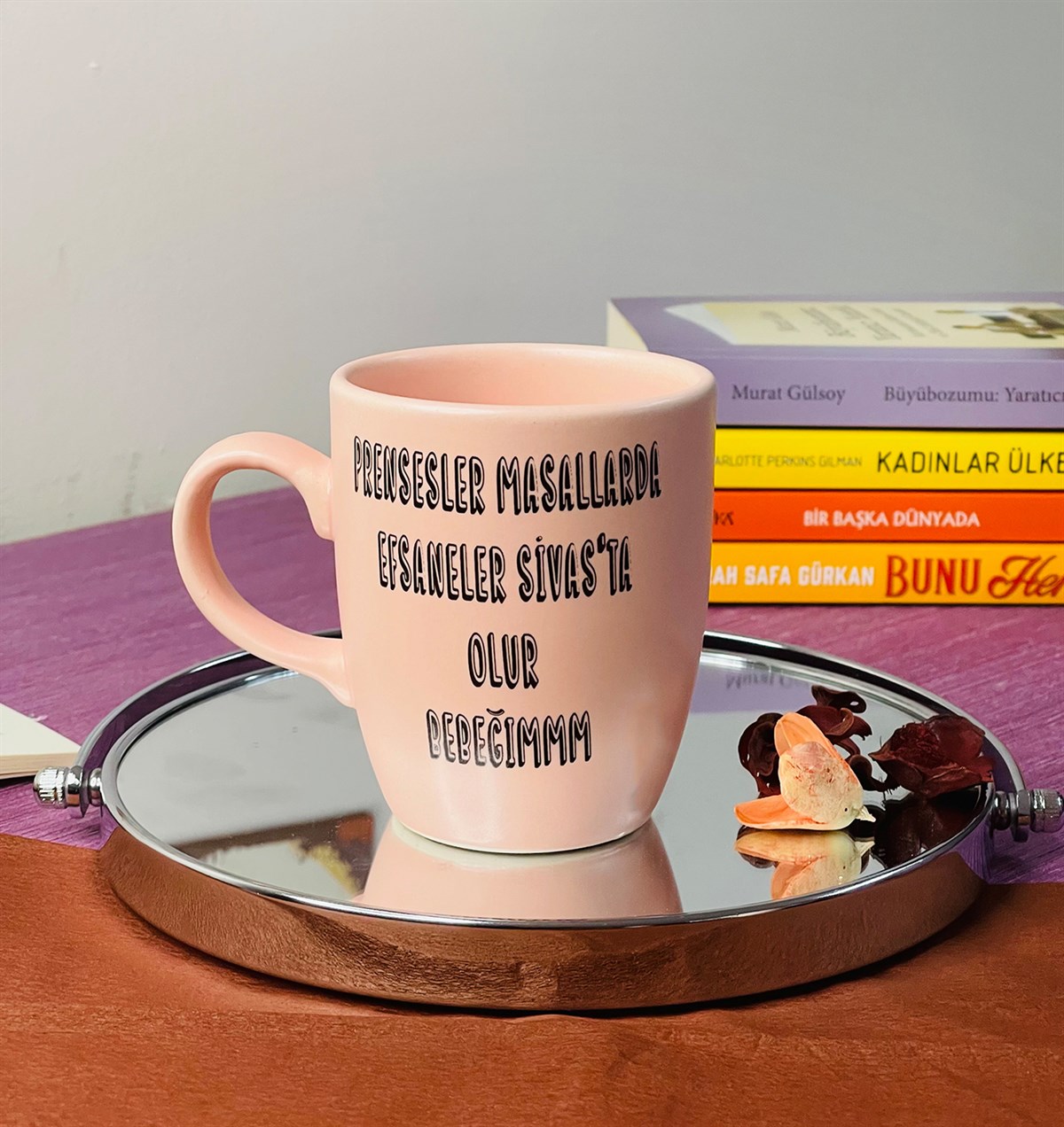 Prensesler Masalda Efsaneler Sivas'Ta Olur Tasarımlı 9 Cm Kupa BardakgiftmodaGmkp100236