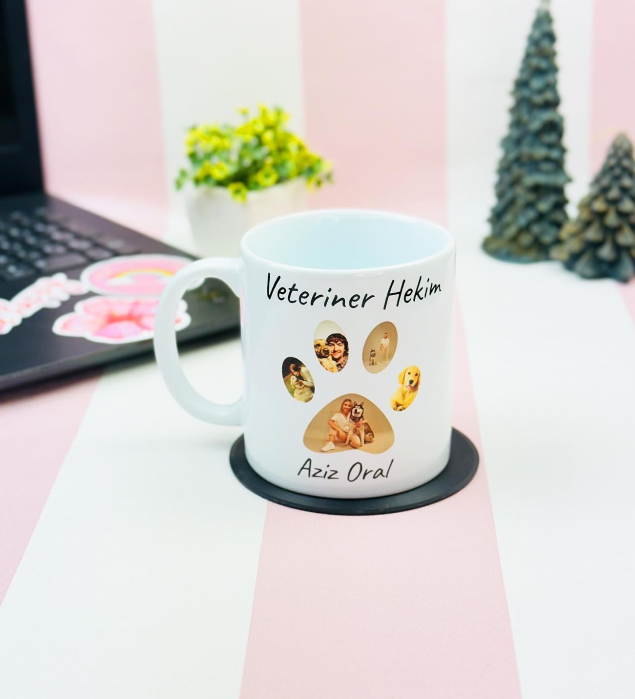 Kişiye Özel Veteriner Hekim Tasarımlı Kupa BardakgiftmodaGmkp100634