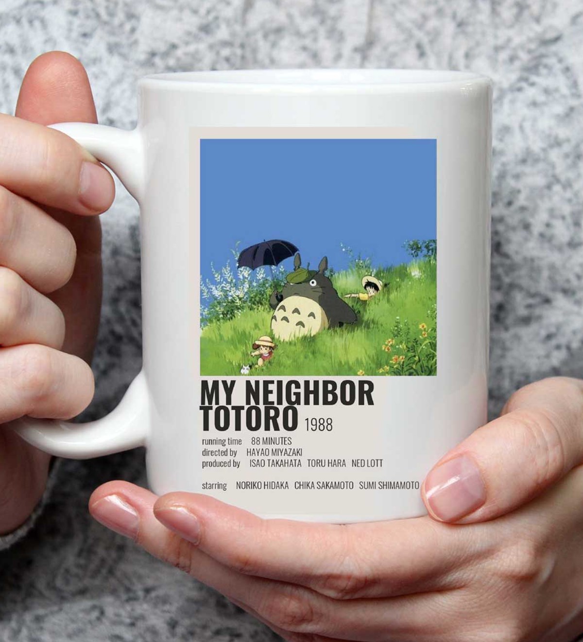 Totoro Anime Tasarımlı Kupa BardakgiftmodaGmkp100511