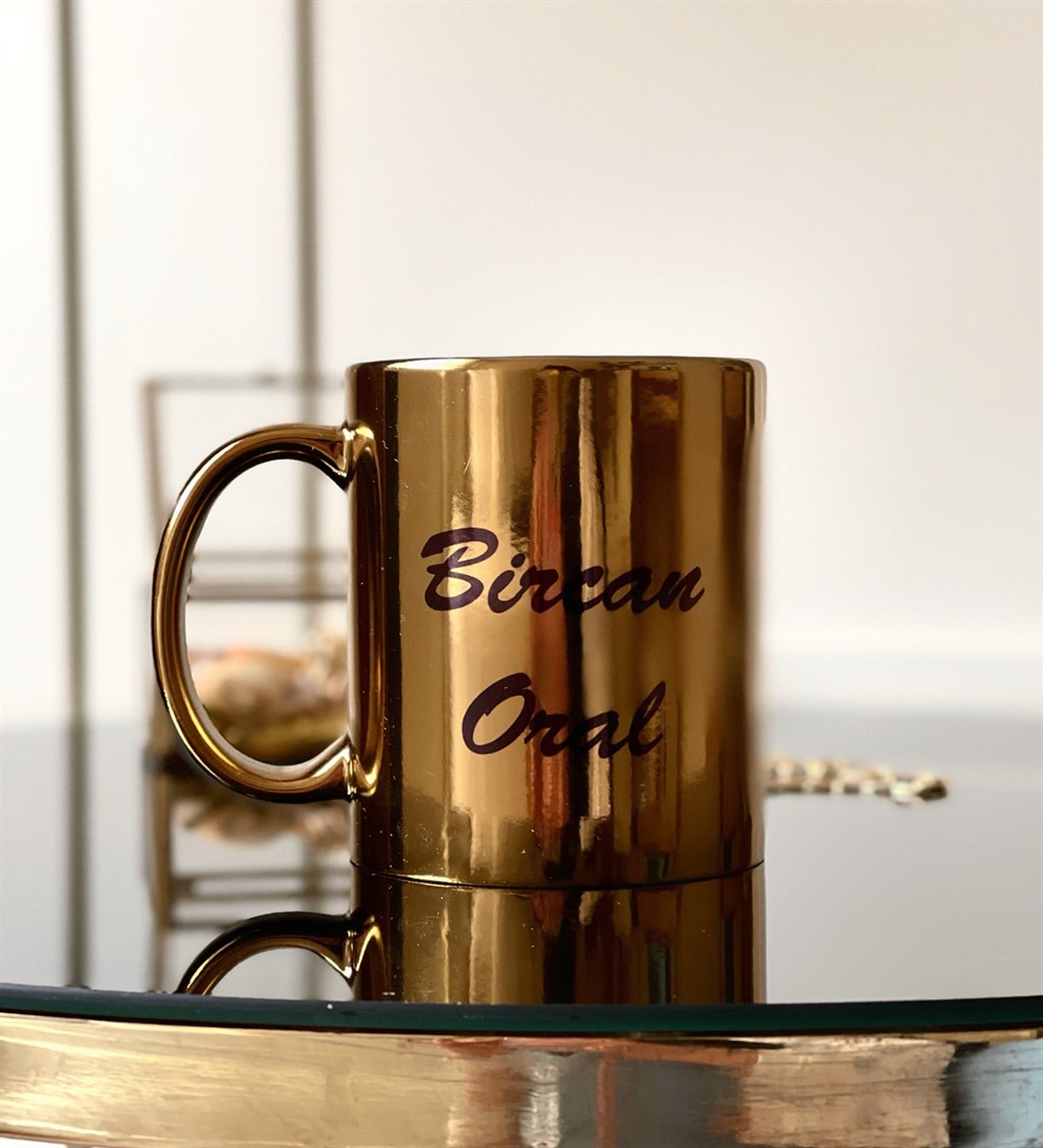 Kişiye Özel Gold KupaGiftmodaGmkp100155