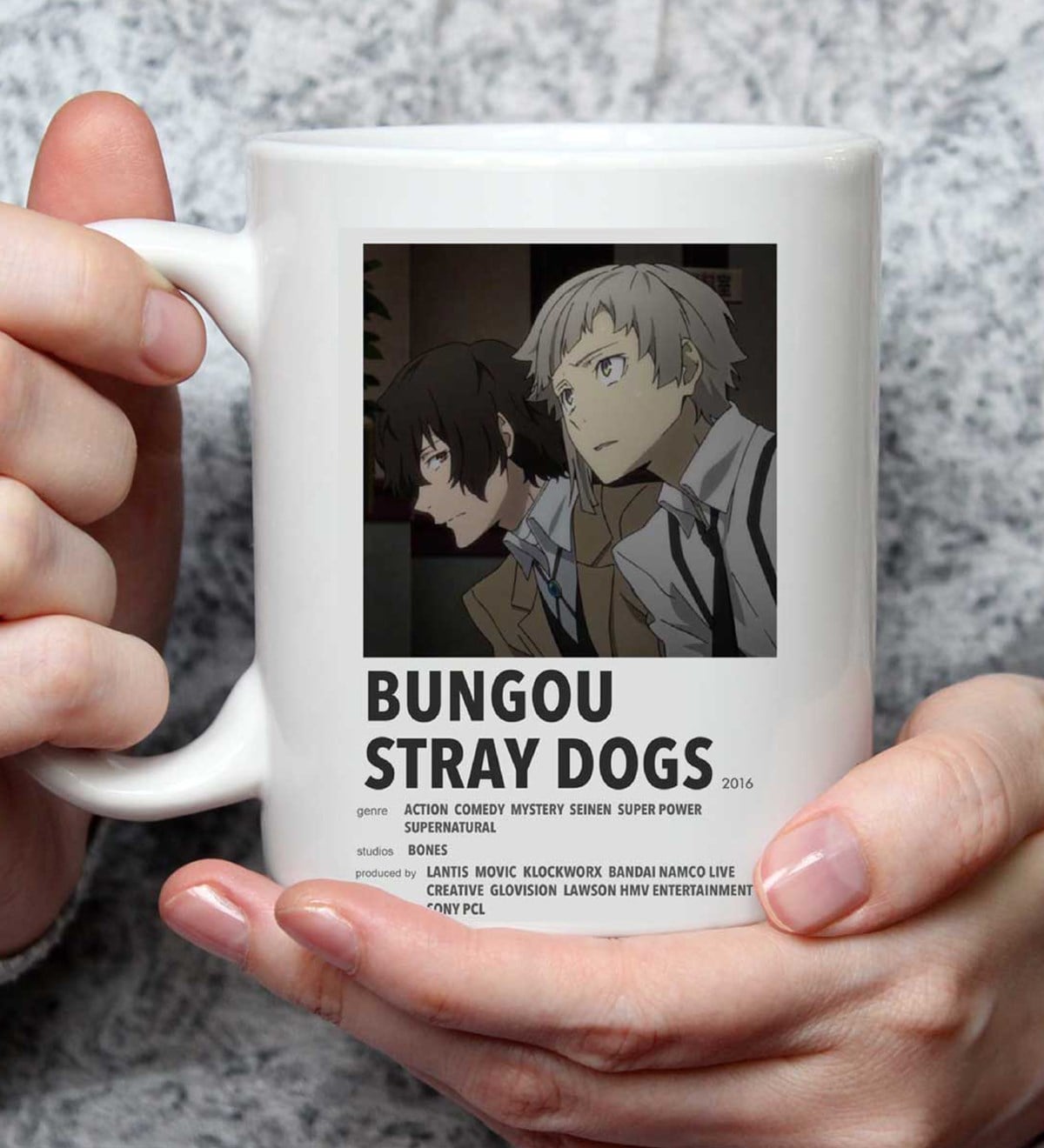 Bungou Stray Dogs Tasarımlı Kupa BardakgiftmodaGmkp100526