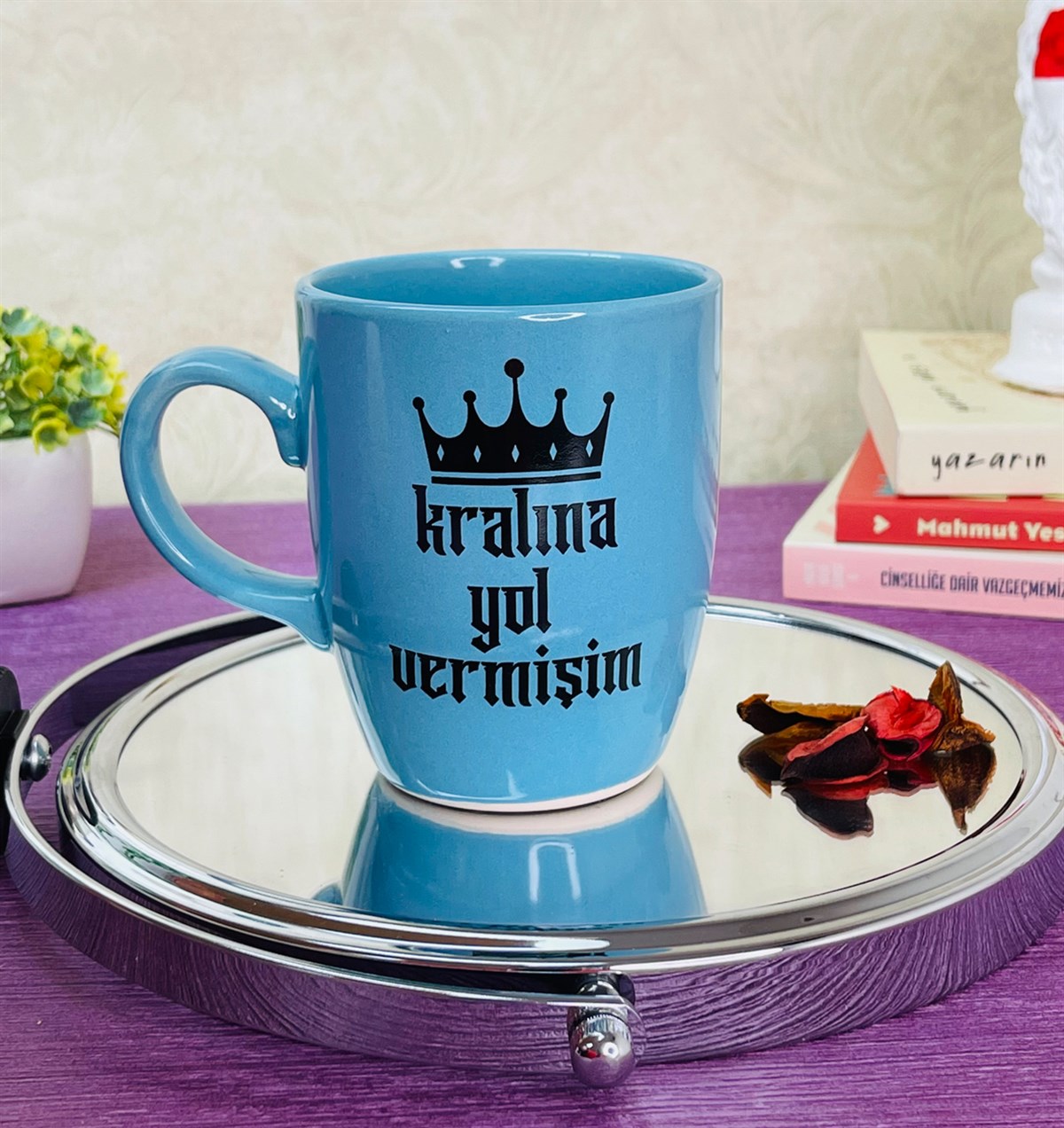 Kralına Yol Vermişim Tasarımlı 9 Cm Kupa BardakgiftmodaGmkp100308