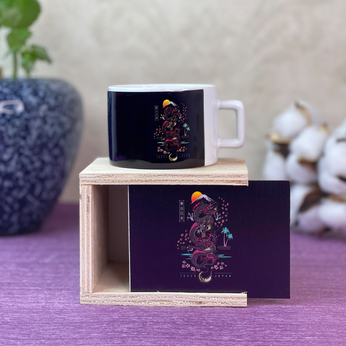 Dragon Tokyo Japan Tasarımlı Kutulu KupagiftmodaGmkp100339