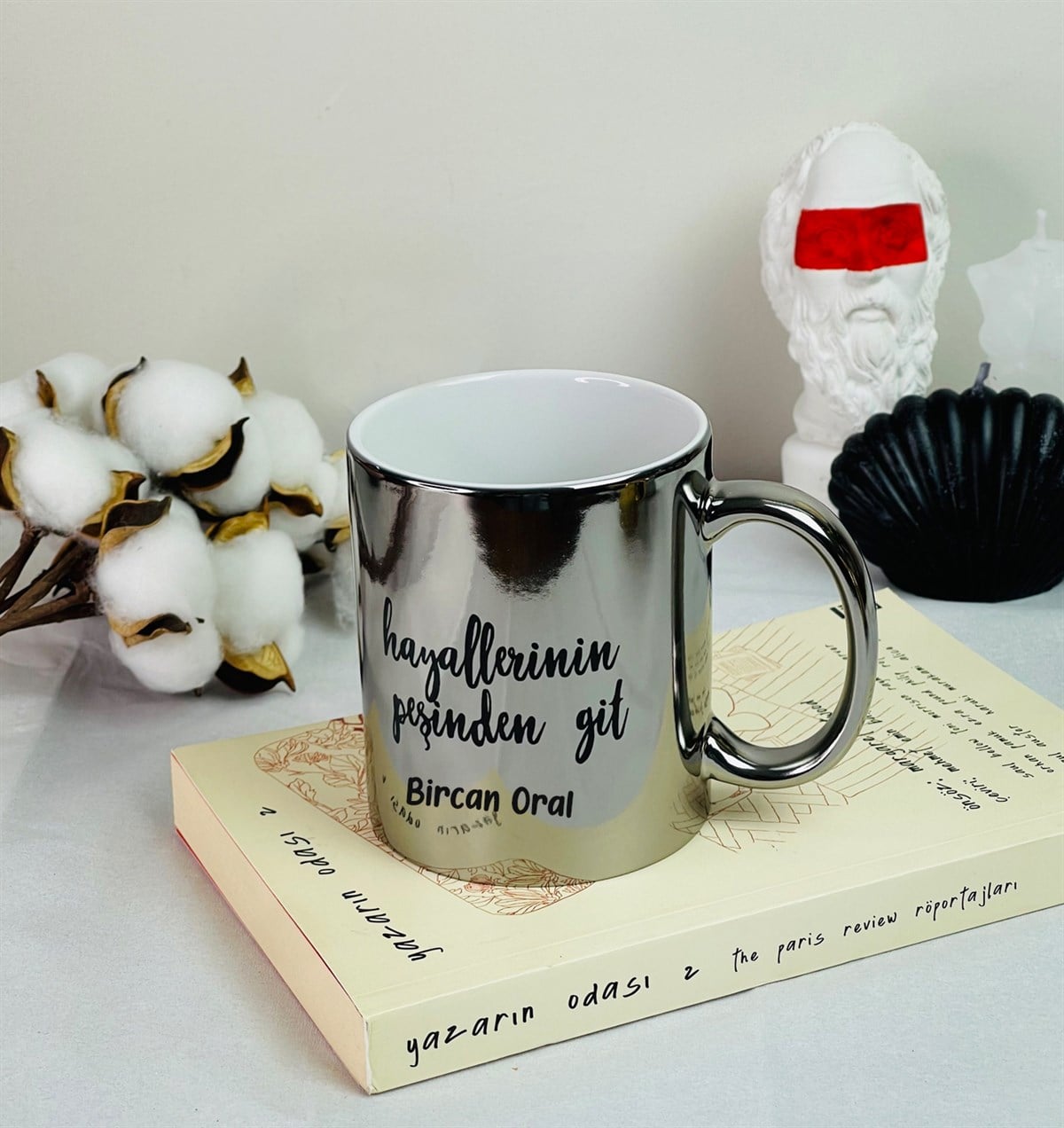 Kişiye Özel Hayallerinin Peşinden Git Tasarımlı Gümüş KupagiftmodaGmkp100285