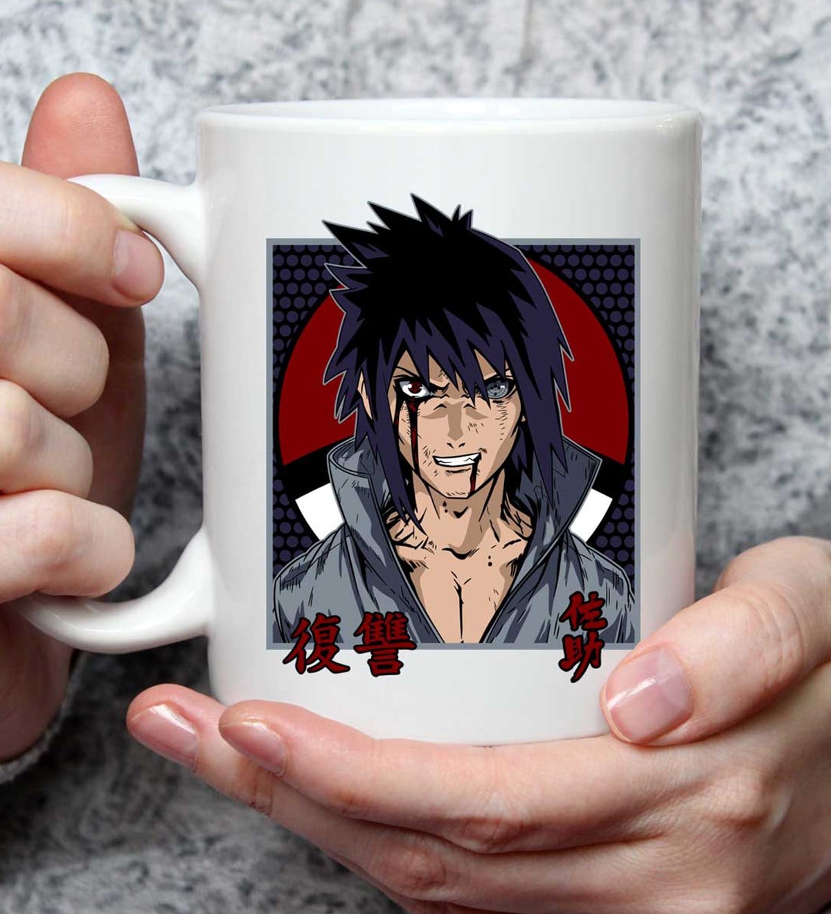 Sasuke Anime Tasarımlı Kupa BardakgiftmodaGmkp100501