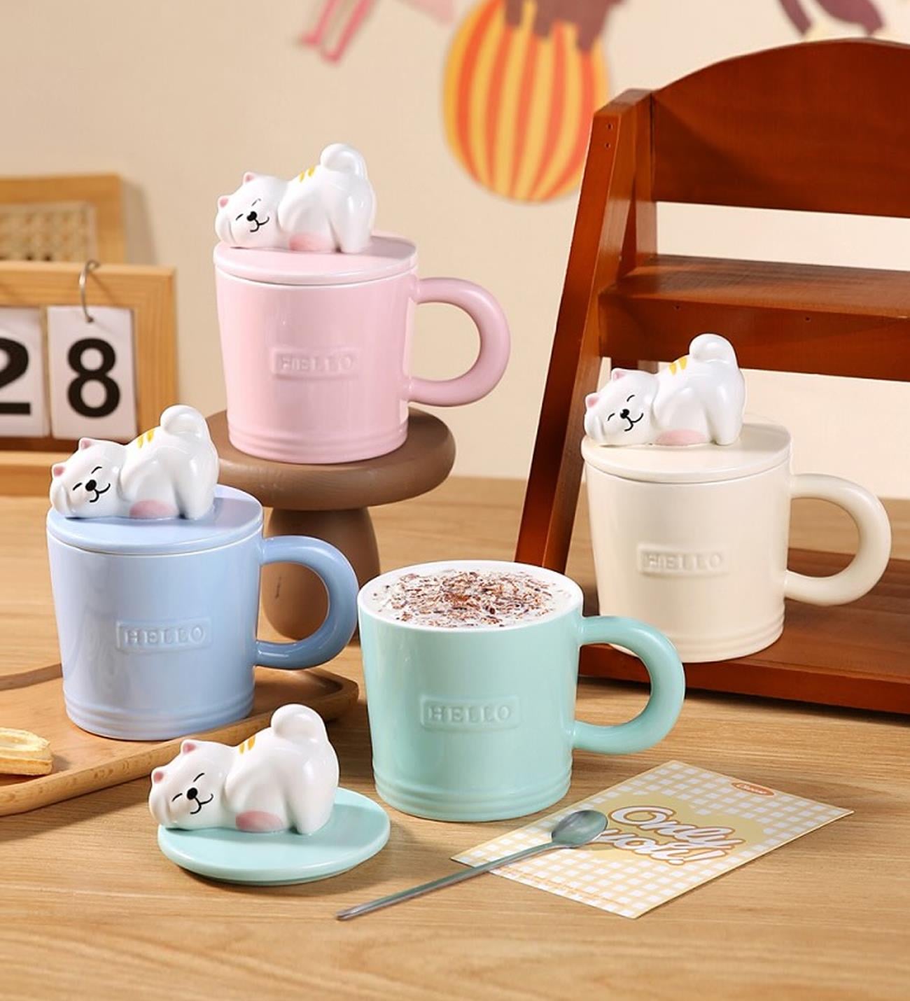 Tatlı Pati Temalı Seramik KupagiftmodaBM-1956