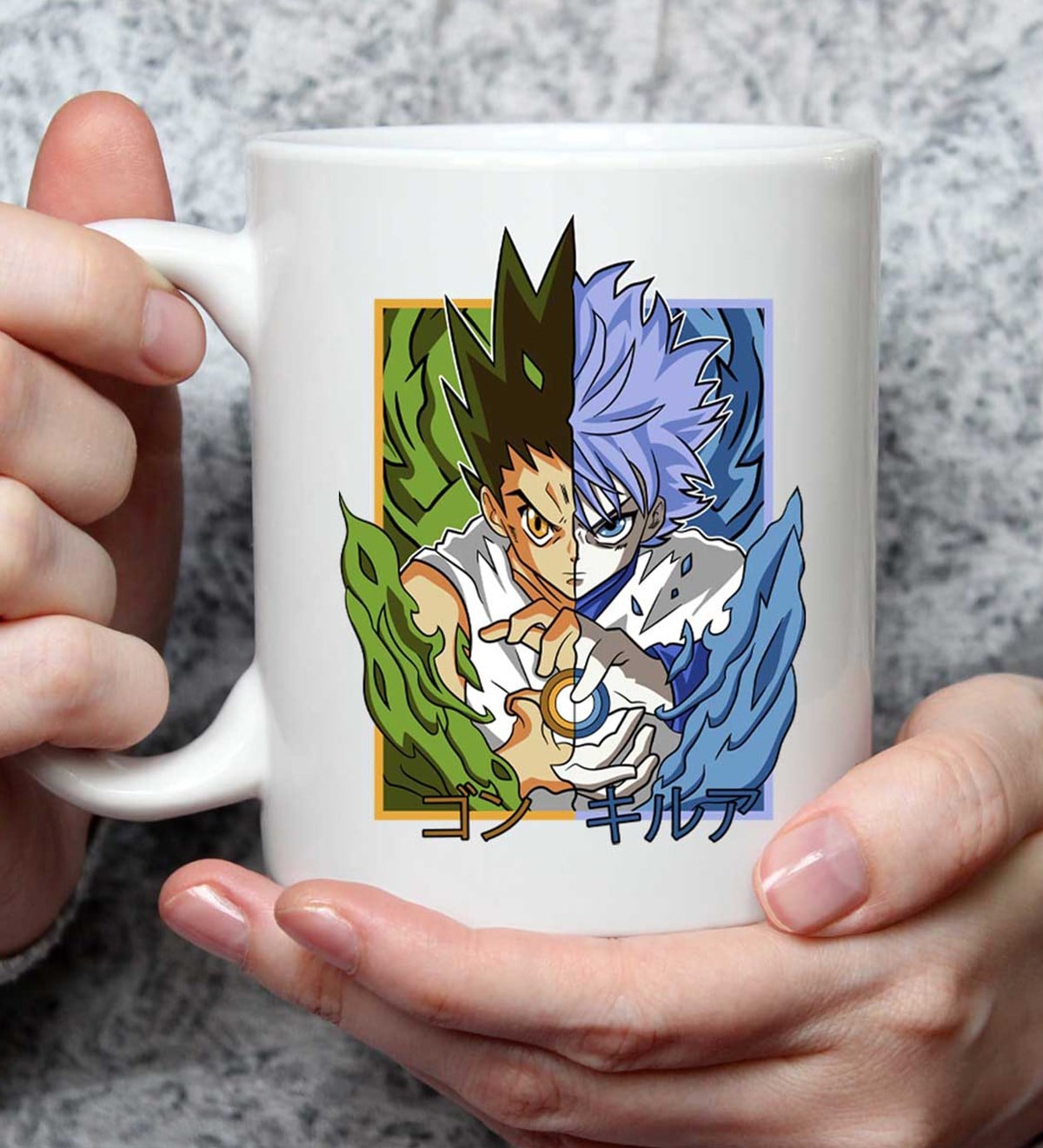 Killua Tasarımlı Kupa BardakgiftmodaGmkp100484