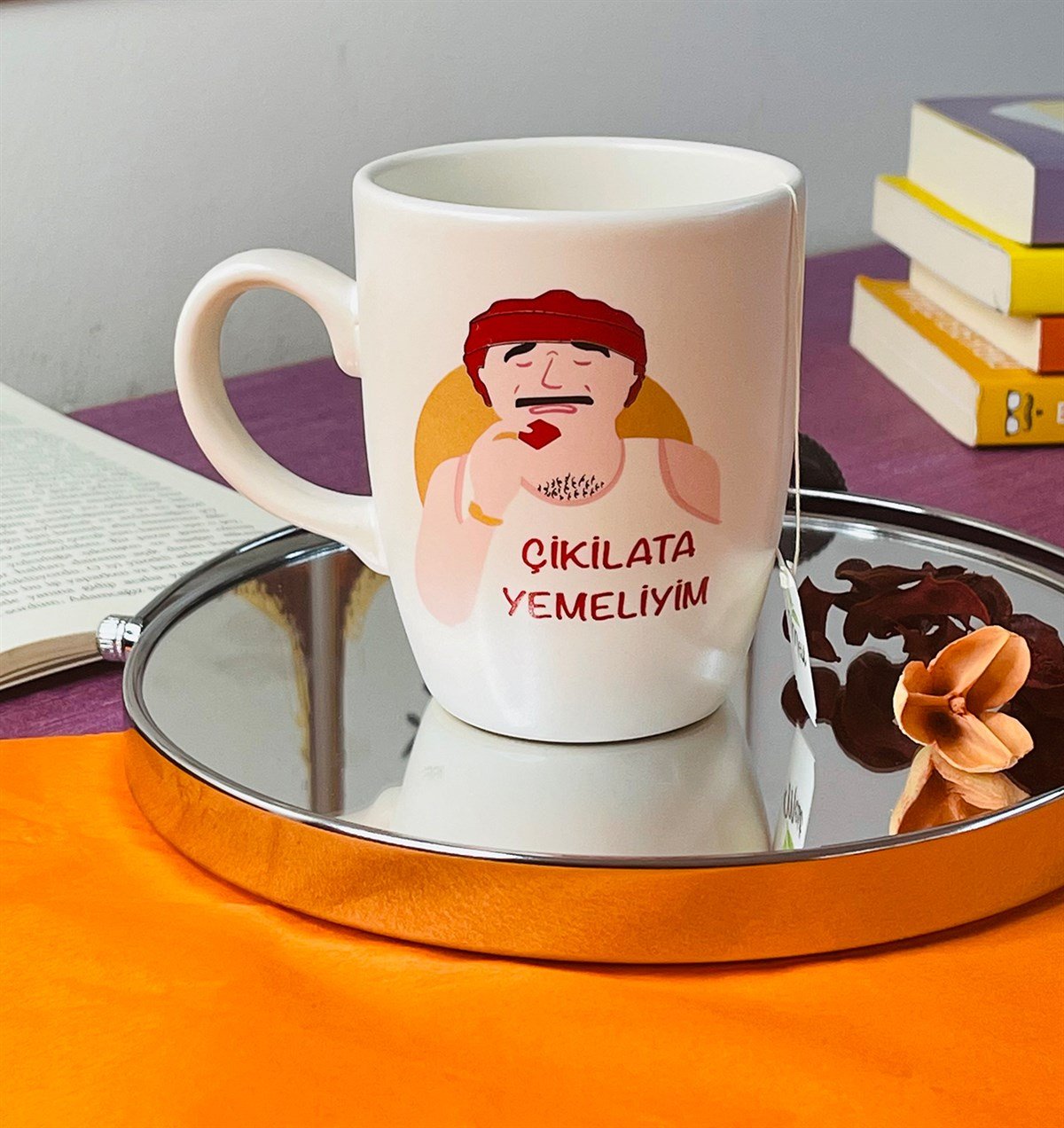 Çikilata Yemeliyim Tasarımlı 9 Cm Kupa BardakgiftmodaGmkp100216