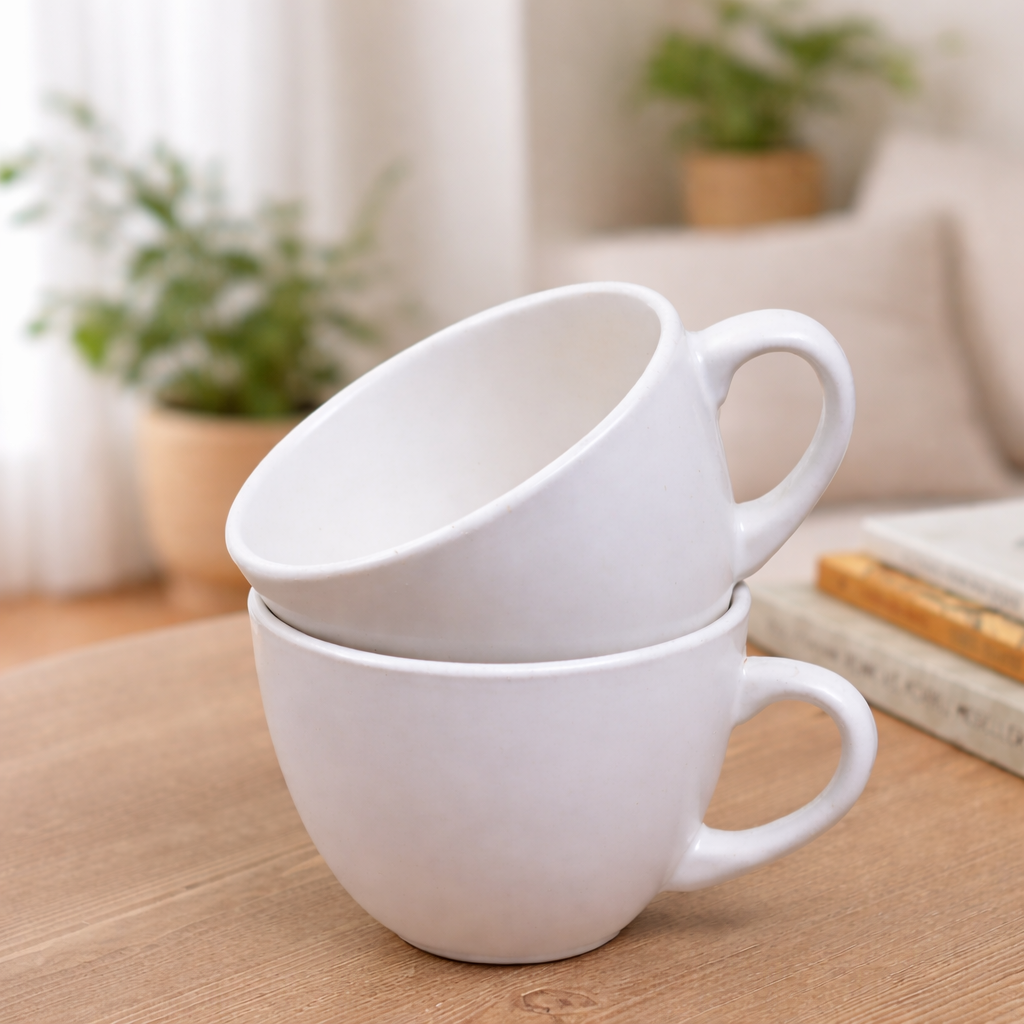 Klasik Seramik Kahve Kupası 2'Li giftmodaBMK-0015-2