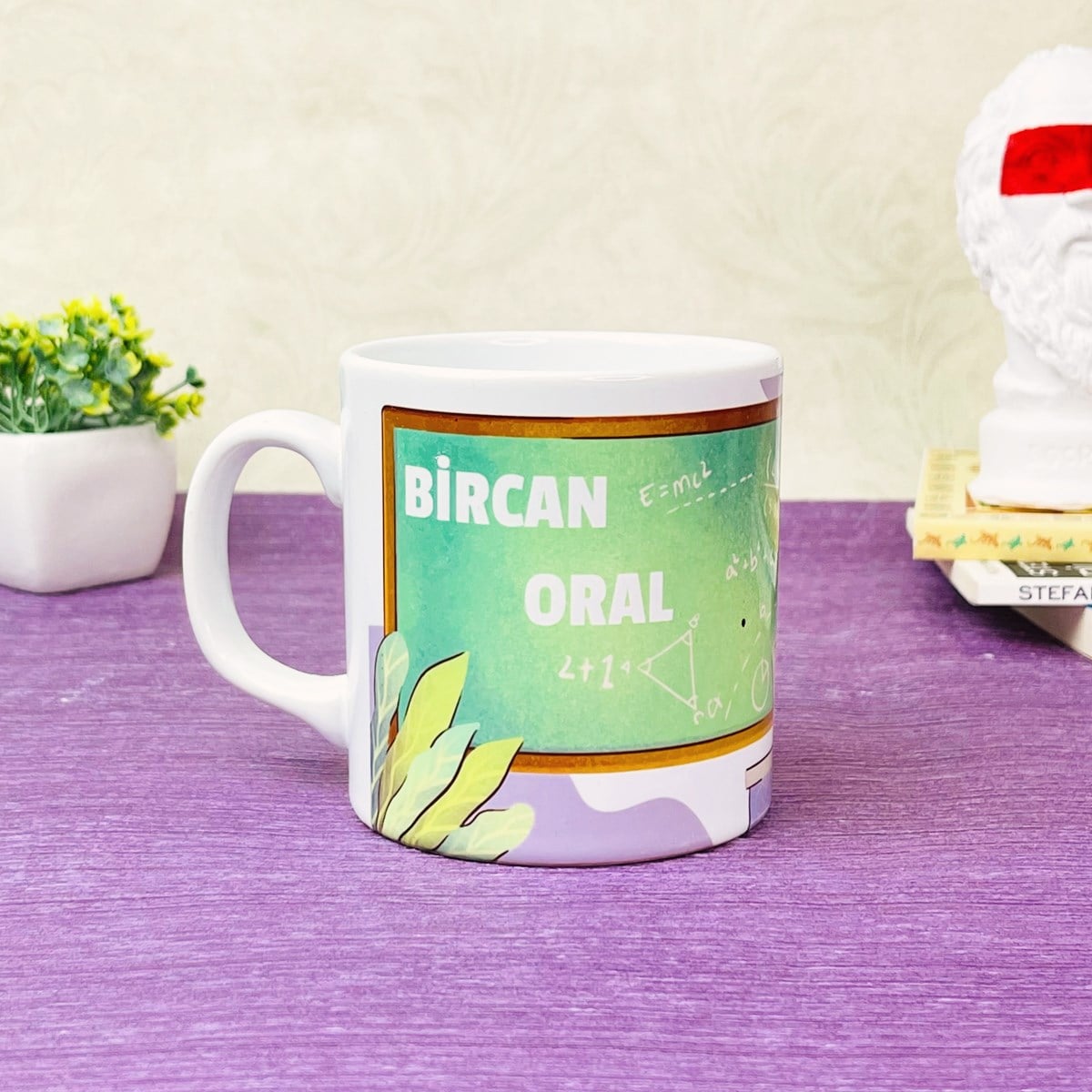 Kişiye Özel Sınıf Öğretmeni Tasarımlı KupagiftmodaGmkp100335