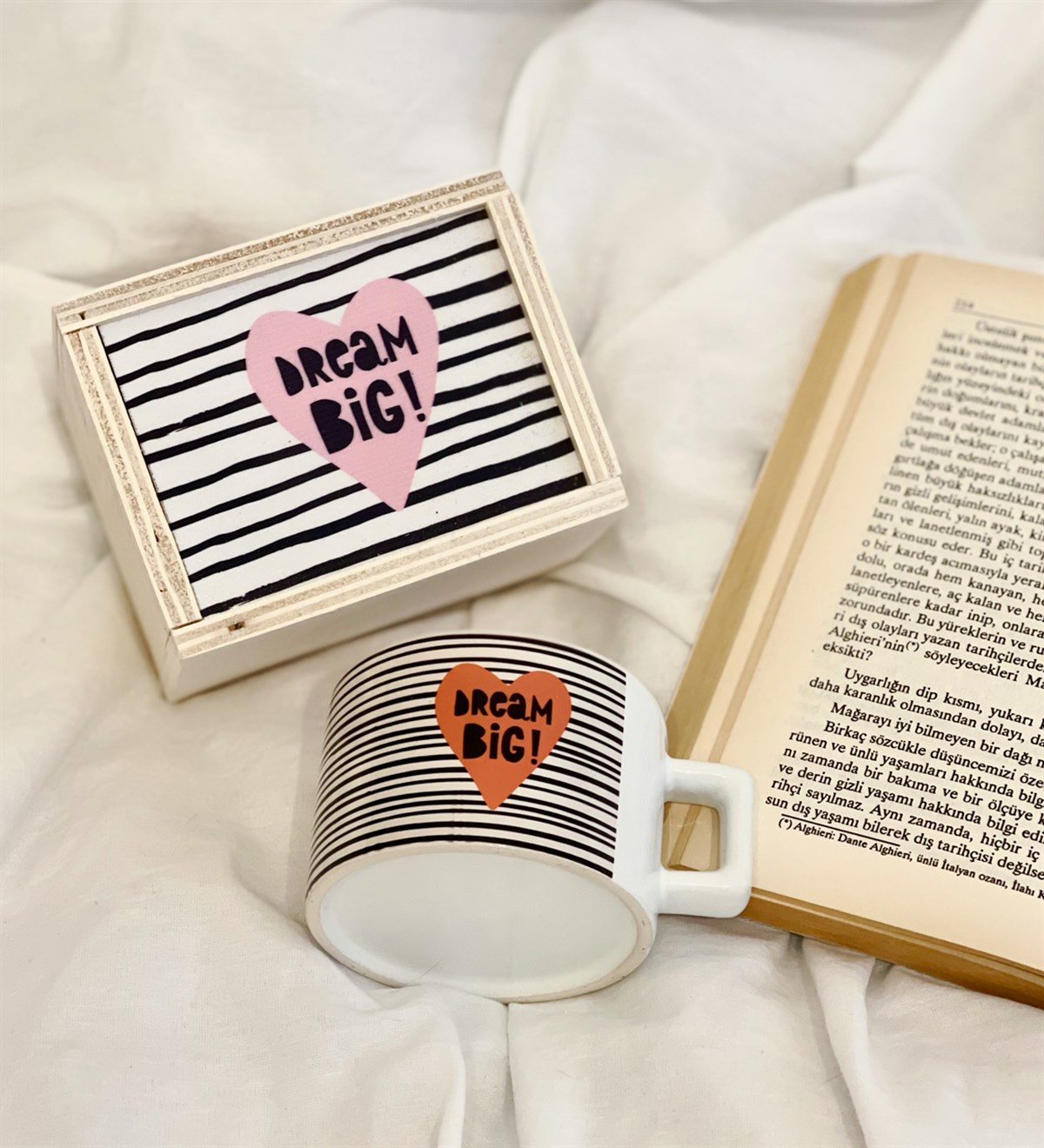 Dream Big Tasarımlı Kutulu KupaGiftmodaGmkp100135