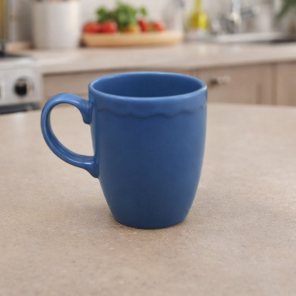 Minimal Dalga Detaylı Seramik Kahve Kupası (BMK-0023)giftmodaBMK-0023