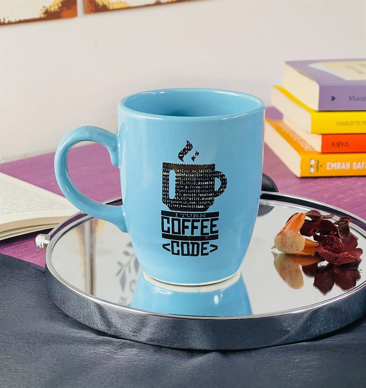 Coffe Code Tasarımlı 9 Cm Kupa BardakgiftmodaGmkp100214