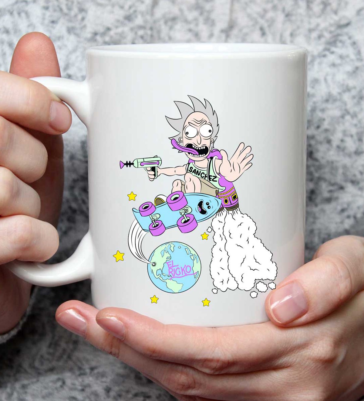 El Ricko Tasarımlı Kupa BardakgiftmodaGmkp100461