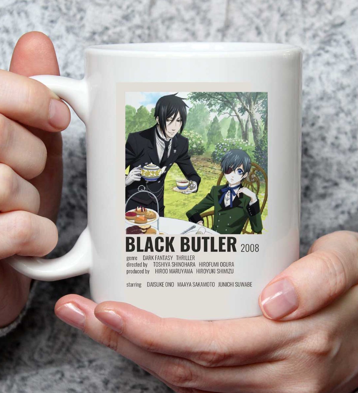Black Butler Anime Tasarımlı Kupa BardakgiftmodaGmkp100449