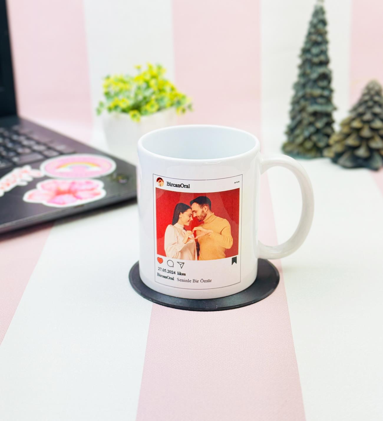 Kişiye Özel İnstağram Post Tasarımlı Kupa BardakgiftmodaGmkp100637