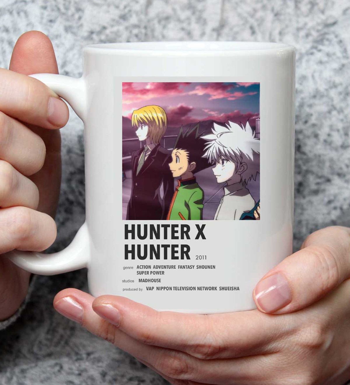 Hunter X Hunter Kunye Anime Tasarımlı Kupa BardakgiftmodaGmkp100474