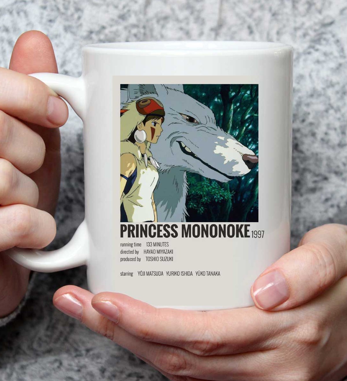 Princess Mononoke Anime Tasarımlı Kupa BardakgiftmodaGmkp100497