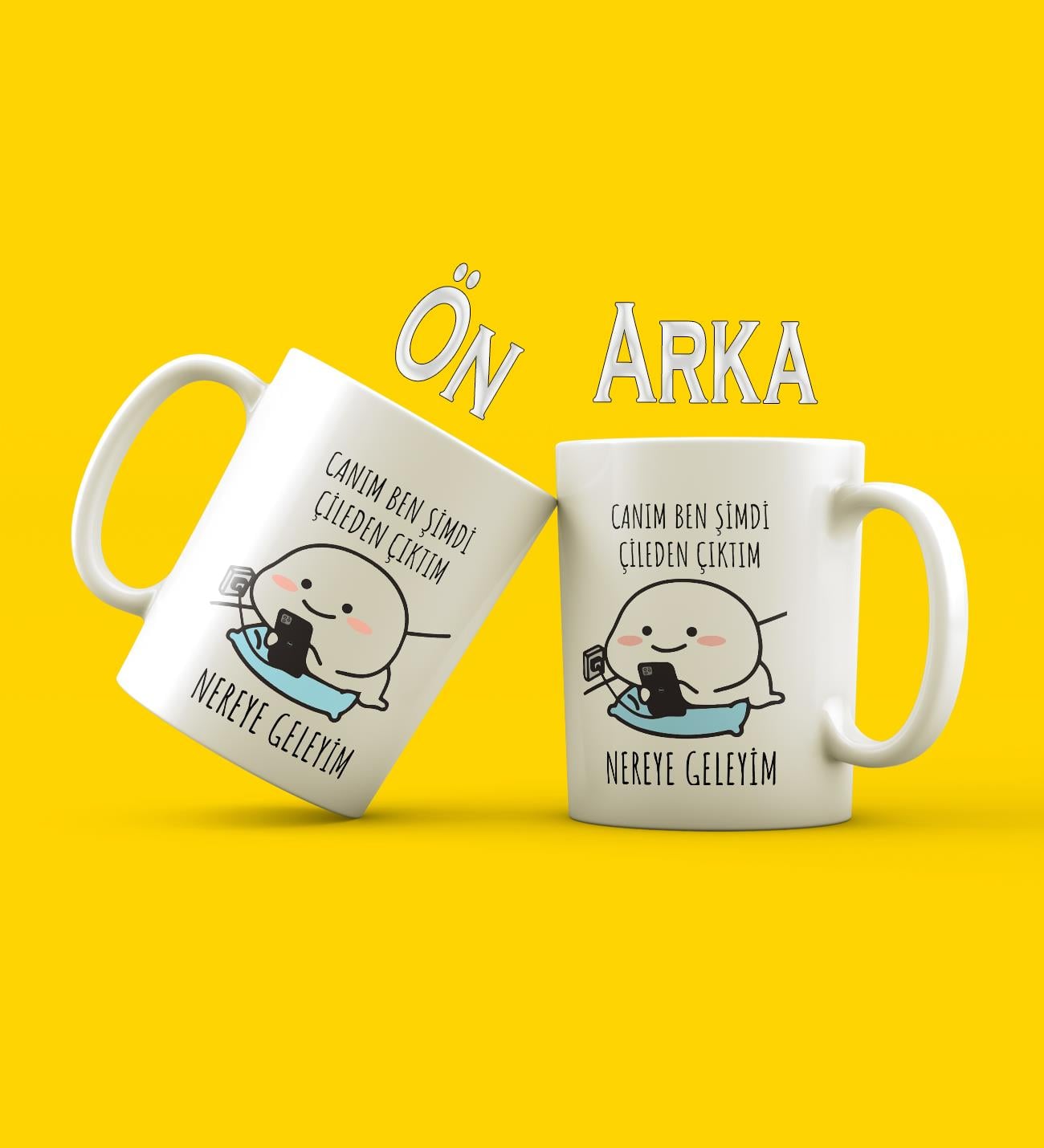 Çileden Çıktım Tasarımlı Kupa BardakgiftmodaGmkp100626