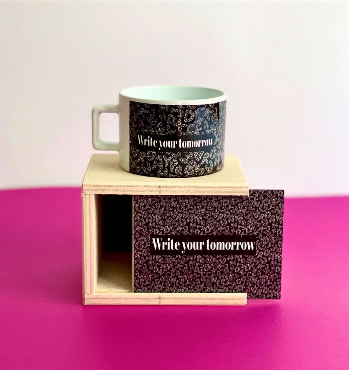 Write Your Tomorrow Tasarımlı Kutulu KupaGiftmodaGmkp100183