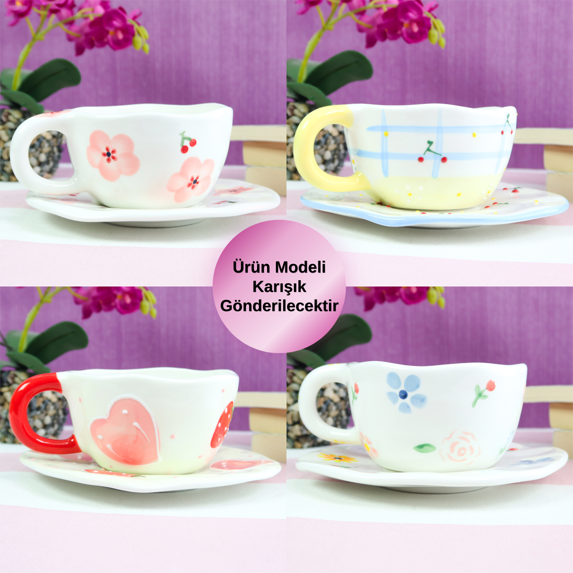 Dekoratif Desenli Kahve Kupası BM-2325giftmodaBM-2325
