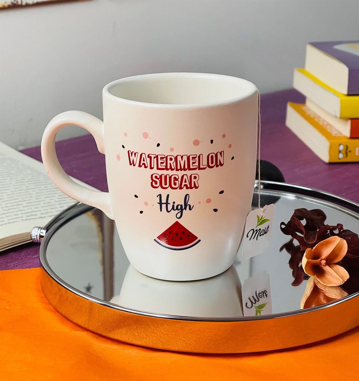 Watermelon Tasarımlı 9 Cm Kupa BardakgiftmodaGmkp100241