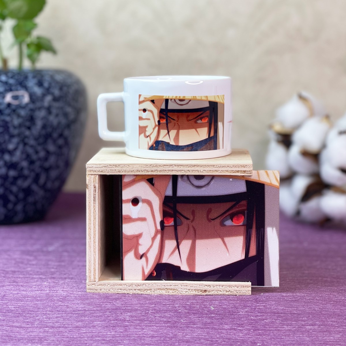 Uchiha Itachi Tasarımlı Kutulu KupagiftmodaGmkp100353