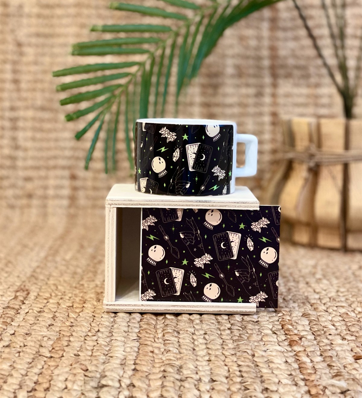 Tarot Sihirli Kart Tasarımlı Kutulu KupaGiftmodaGmkp100142