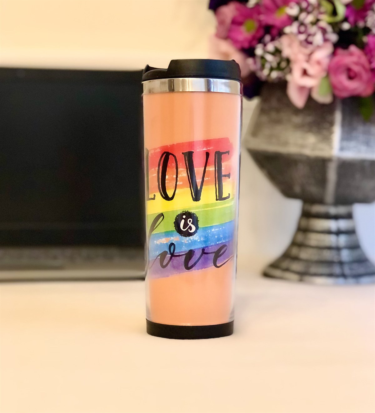 Love İs Love Tasarımlı 400 Ml Mug BardakGiftmodaGmmg100024	