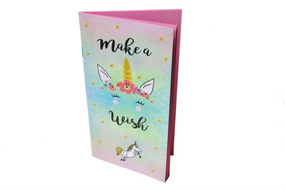 Make A Wish Pembe Yapraklı Defter
