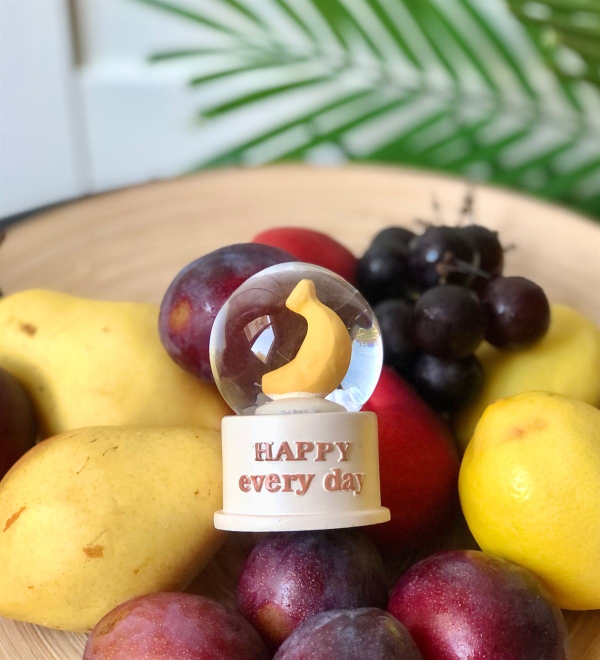 Mini Boy Muz Işıklı Kar KüresiGiftmodaMeyve-Muz