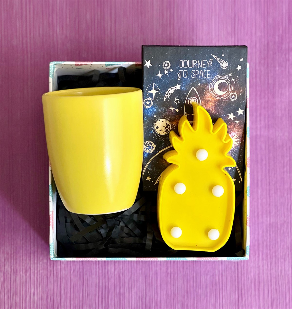 9 cm Bulut Kupa Mini Fotoğraf Albümü ve Led Lamba Mini Hediye SetiGiftmodaGmhs100969