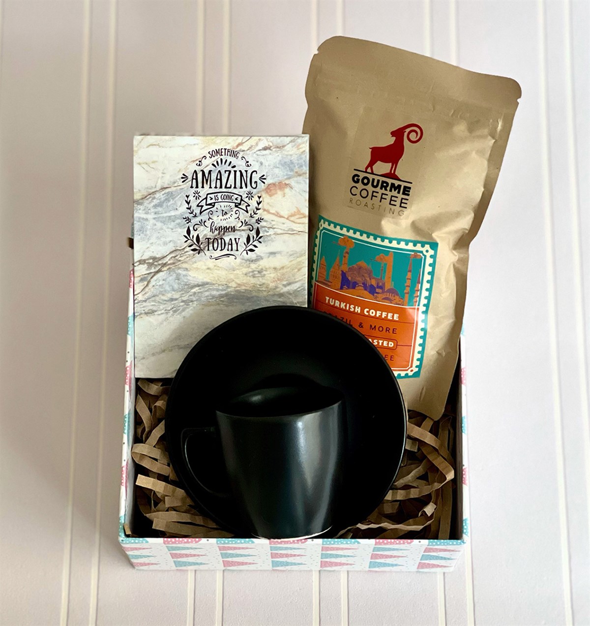 Türk Kahvesi Fincanı Amazing Mini Fotoğraf Albümü ve Türk Kahvesi Mini Hediye Seti GiftmodaGmhs100988