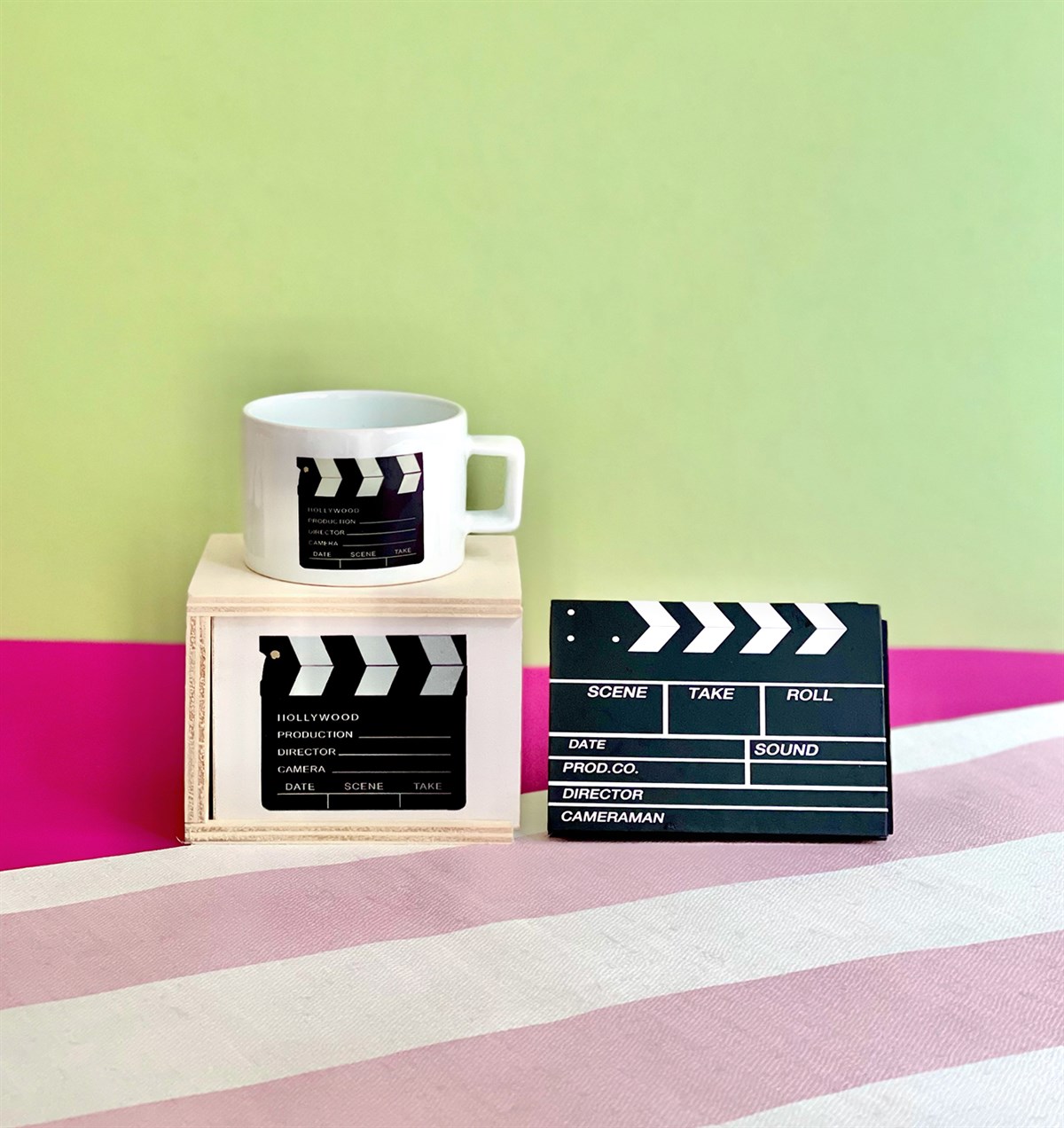 Klaket Mini Fotoğraf Albümü ve Kutulu Kupa GiftmodaGmhs101058