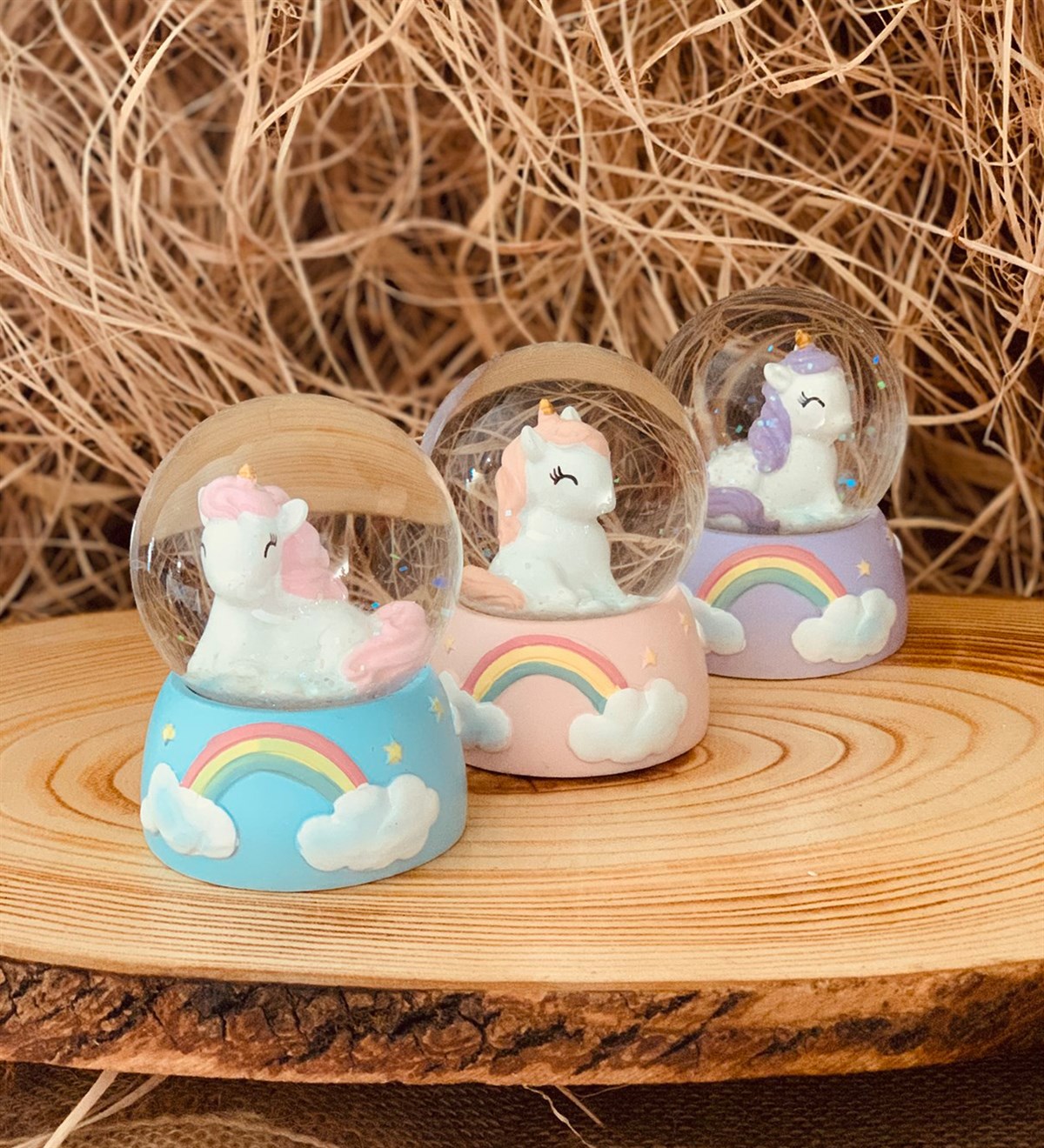 Mini Işıklı Unicorn Kar KüresiGiftmodaGm-1478