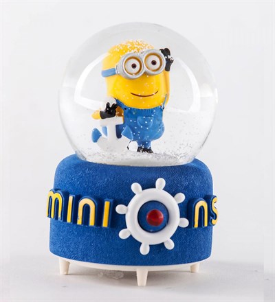 Minions Işıklı Otomatik Kar Küresi Büyük Boy