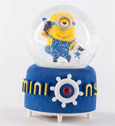 Minions Işıklı Otomatik Kar Küresi Büyük Boy