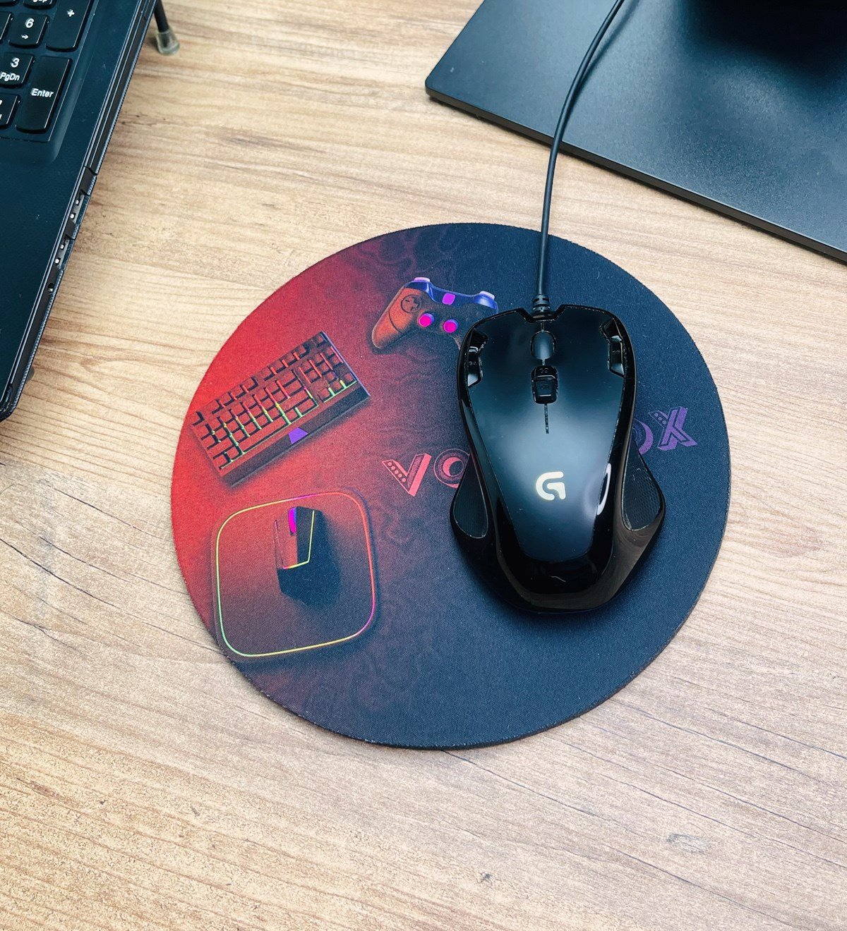 Kişiye Özel Gamer Tasarımlı Oval Mouse Pad	giftmodaGmms000013