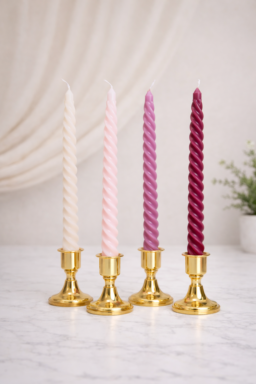 25 cm. 4 Lü Konik MumgiftmodaBM-2144