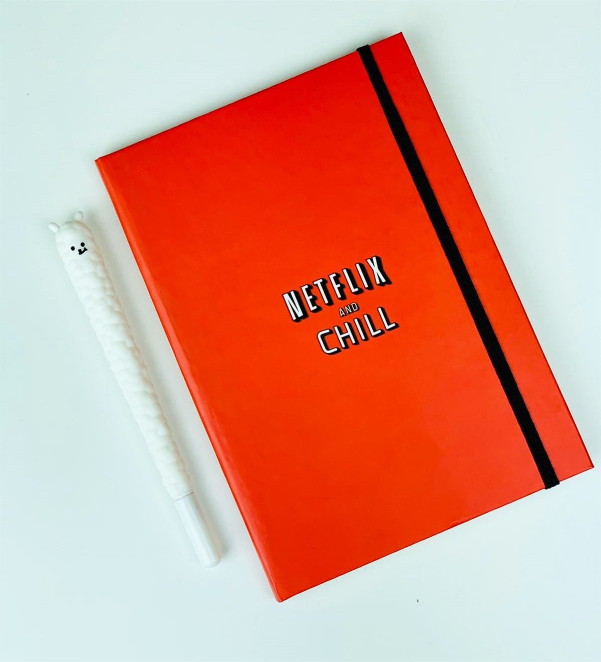 Neflıx Tasarımlı Lastikli DefterGiftmodaNetflıx-Lastikli-Defter