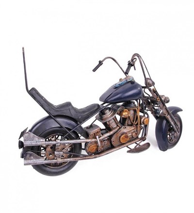 Nostaljik Efsane Chopper Metal Motosiklet - Dev Boy
